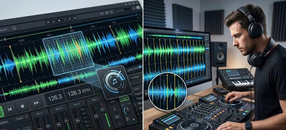 Comparison between automatic BPM detection software and manual BPM verification by a DJ.